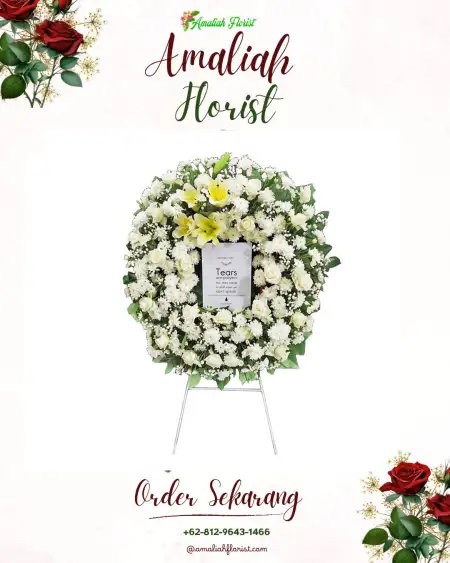 Krans Bunga Duka Wonokerto